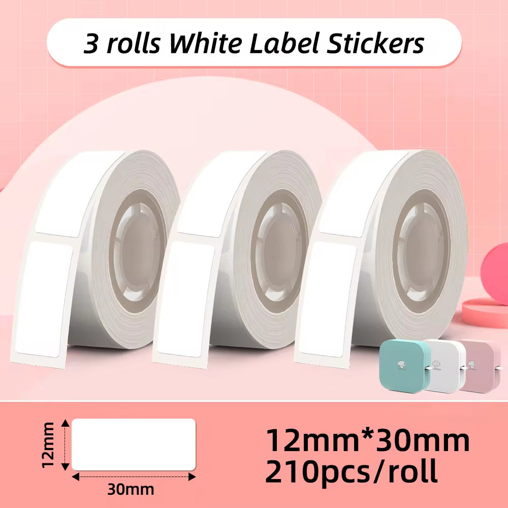 Q30 Label Printer Mini Printer Pocket Thermal Label Maker Wireless Sticker Pocket Portable Printer Various Label Paper
