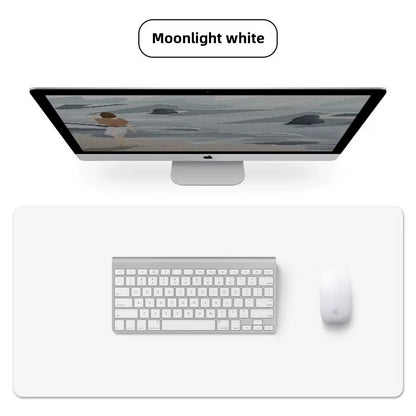 1 Pcs Large Size 60*30Mm Office Desk Protector Mat PU Leather Waterproof Mouse Pad Desktop Keyboard Desk Pad Gaming Mousepad