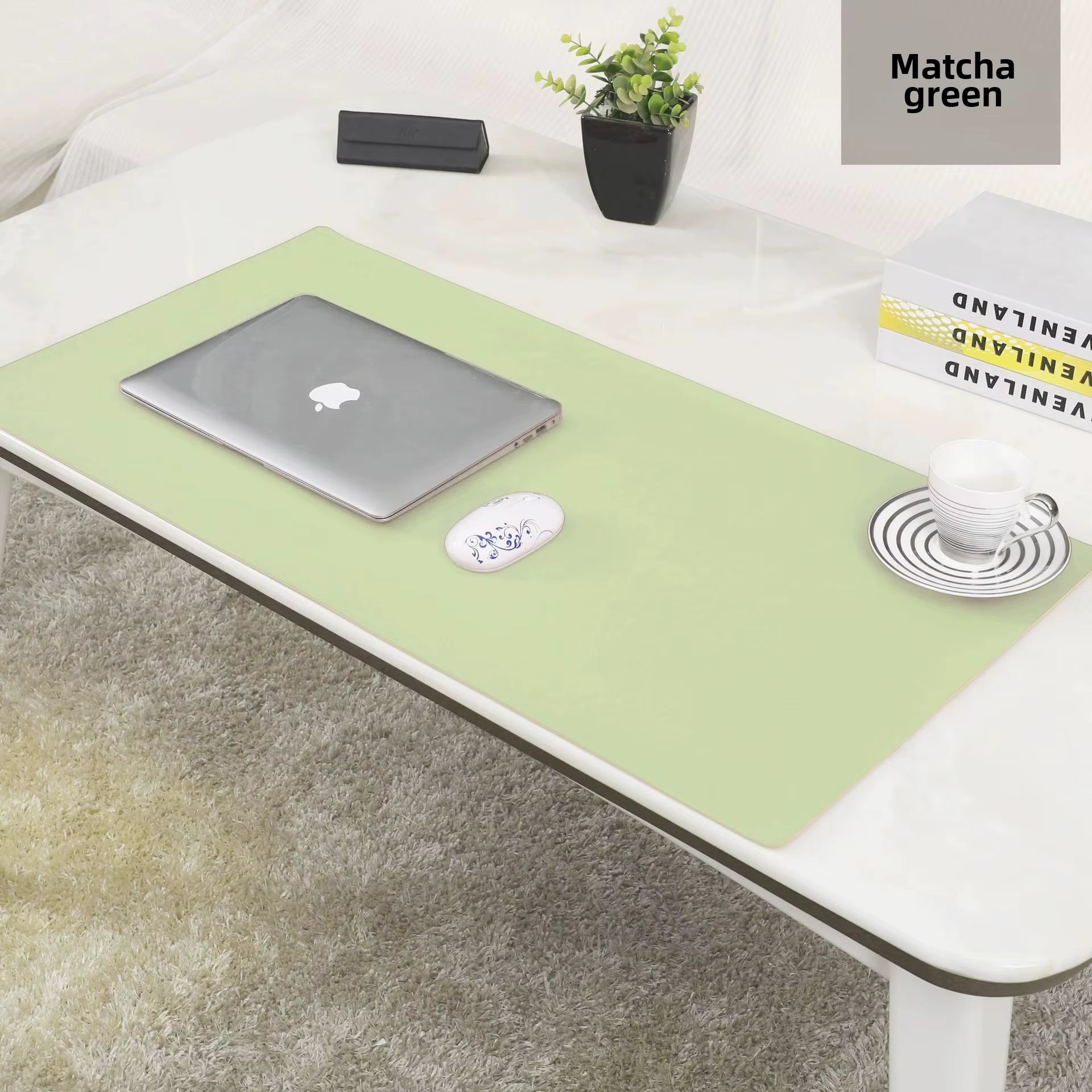 1 Pcs Large Size 60*30Mm Office Desk Protector Mat PU Leather Waterproof Mouse Pad Desktop Keyboard Desk Pad Gaming Mousepad
